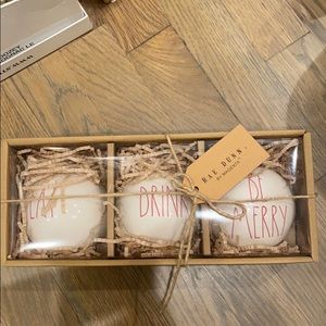 Rae Dunn ceramic ornaments